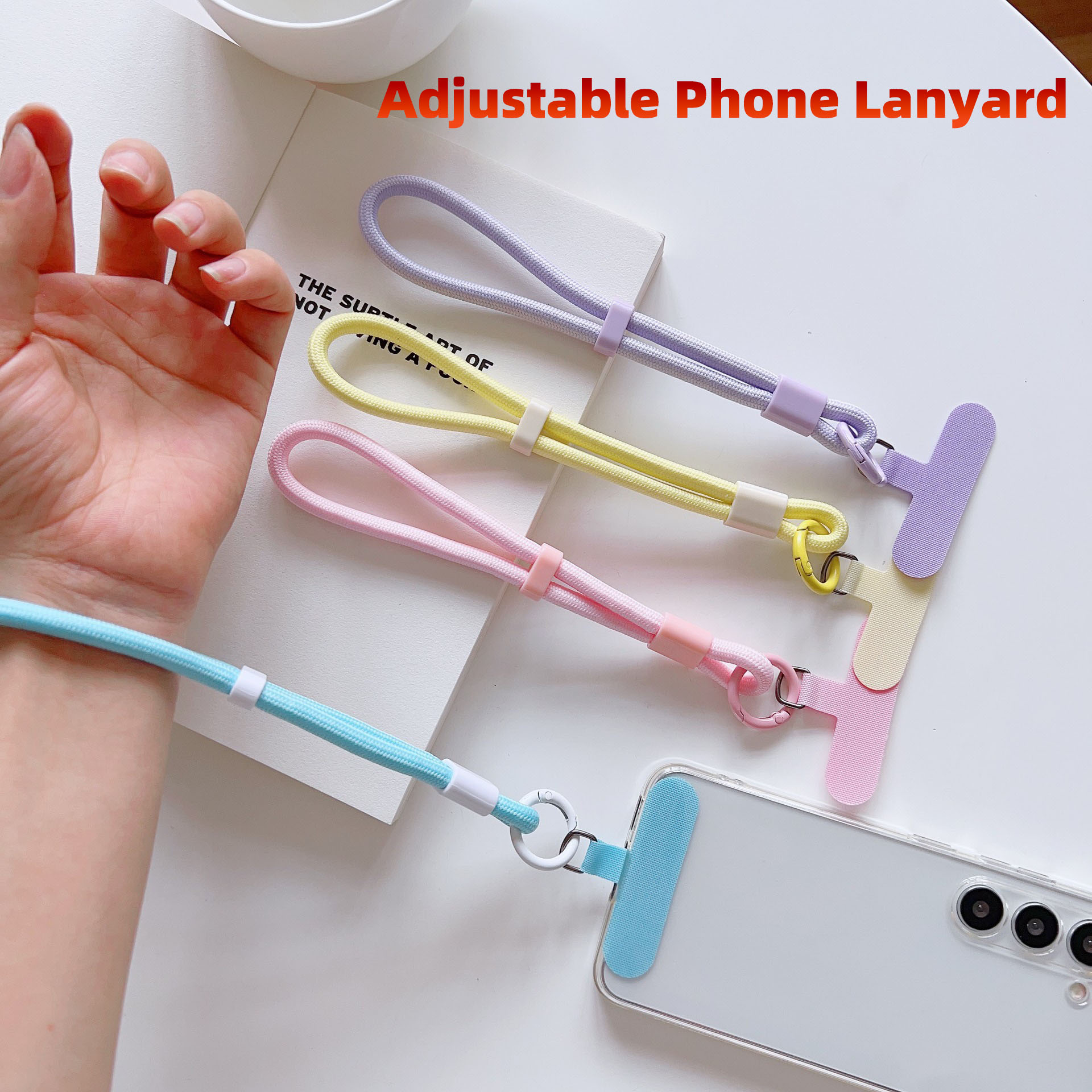 Adjustable Phone Wrist Strap Universal Cell Phone Lanyard Anti Drop Hand Strap