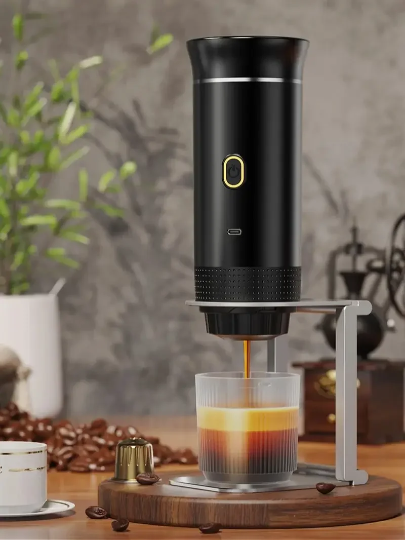 Portable Espresso Machine Travel Coffee Maker Mini Espresso Machine for Car and Camping