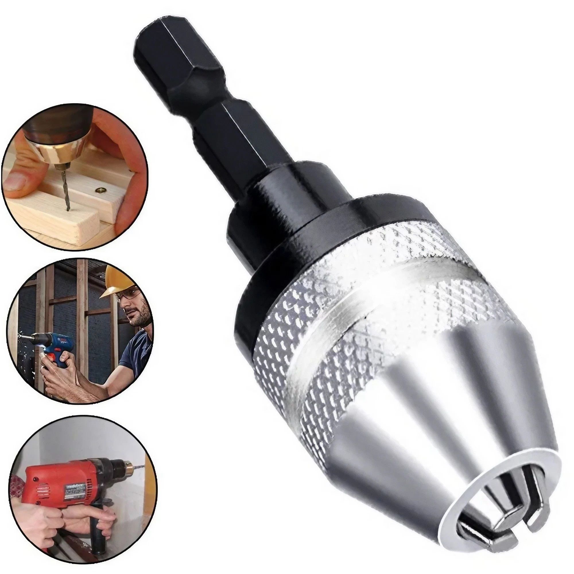 Quick Change Adapter for Drills, STONEGO 3/8
