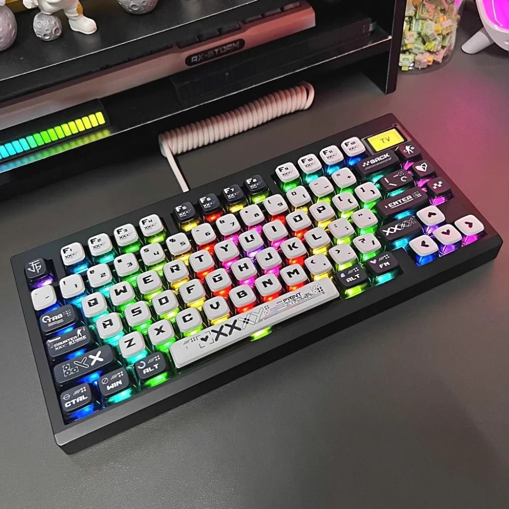 Translucent 125 Key Mechanical Keyboard Keycap Set