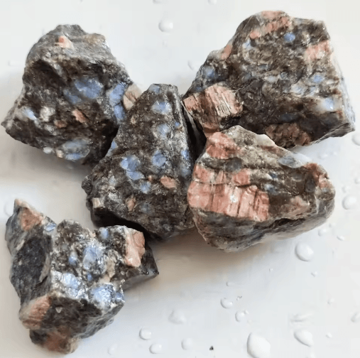 Natural Glaucophane Blue Reiki Meditation Stone – Raw Mineral Specimen