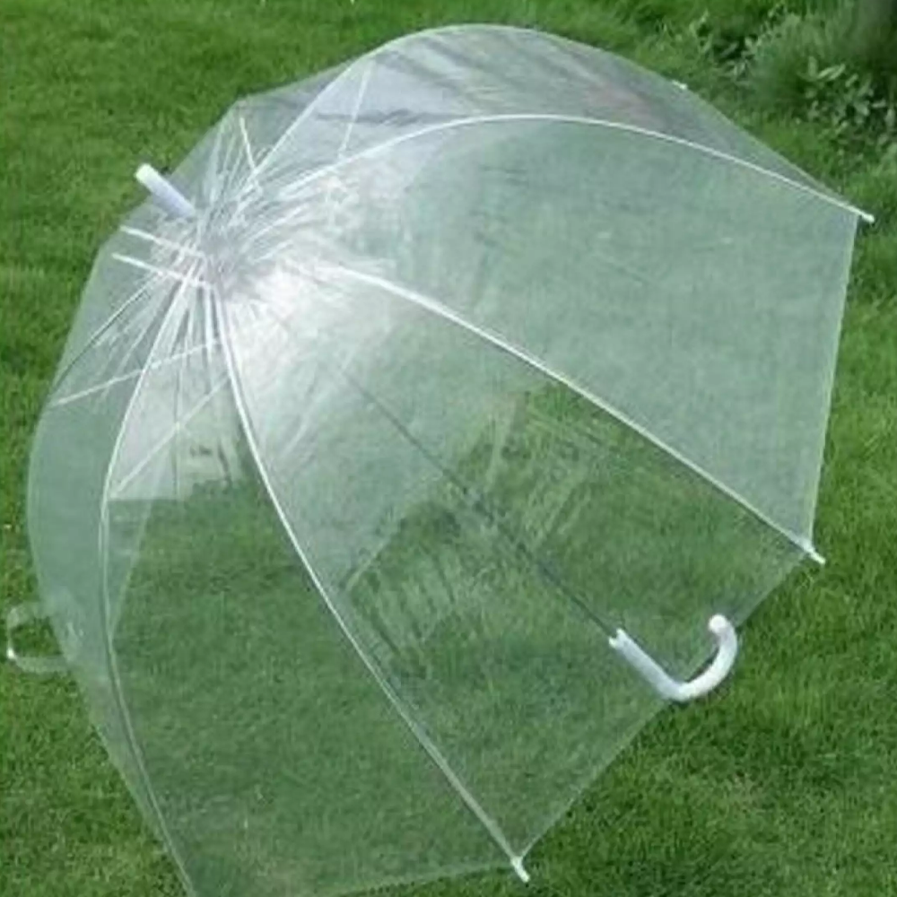 8-Rib Transparent Bubble Umbrella
