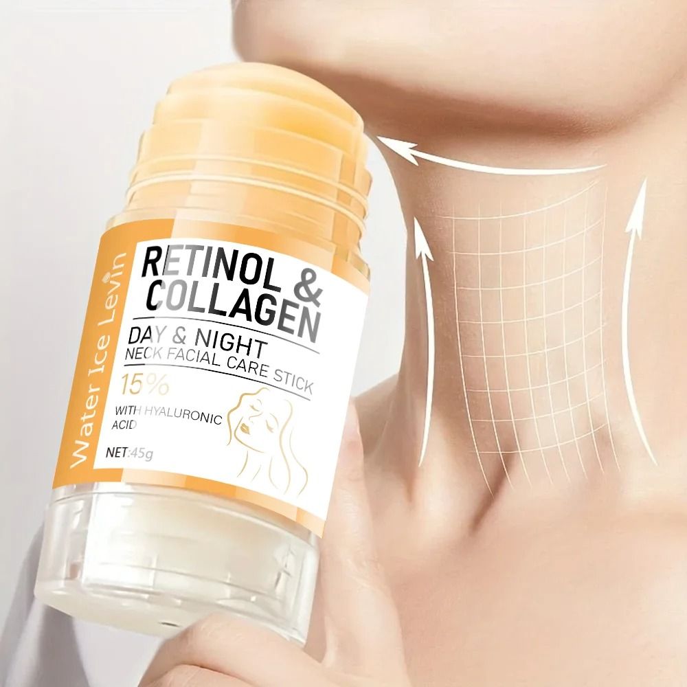 Retinol and Collagen Neck Cream Stick for Day and Night Hydration