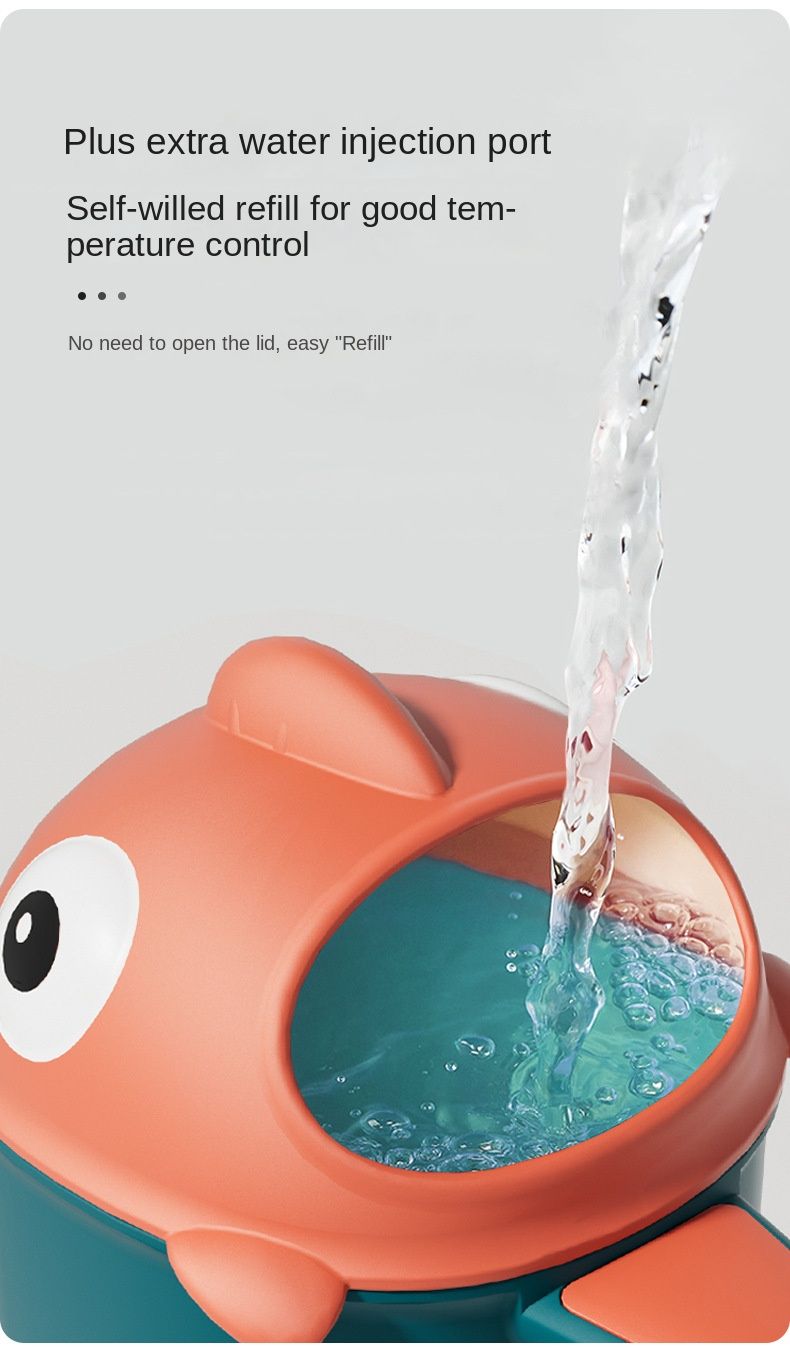 Baby Bath Rinse Cup Cute Shark Shower Water Scoop