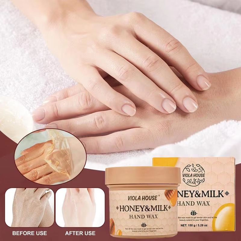 Milk Honey Peel Off Hand Wax Mask for Deep Moisture and Smoother Hands 5.29oz