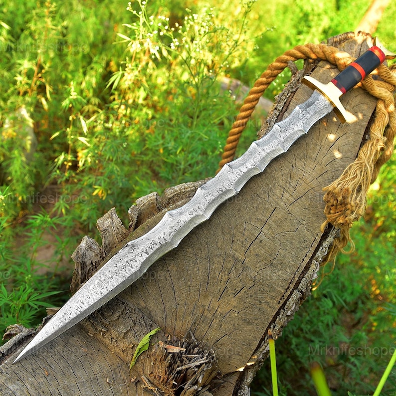 Custom Hand-Forged Damascus Viking Sword – 40