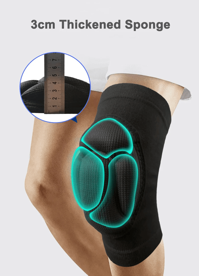 Thickened Sports Knee Pads for Training and Injury Protection