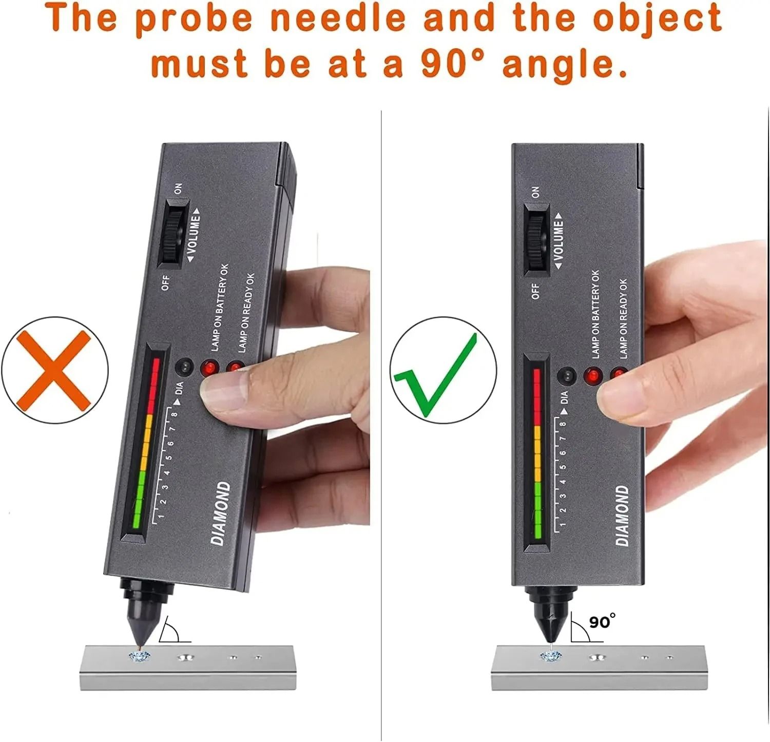 Professional High Accuracy Diamond Tester Pen