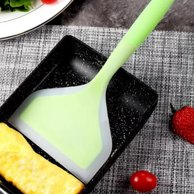 Non-Stick Silicone Cooking Spatula High Temperature Food Grade Kitchen Tool for Cooking, Baking, & Cakes