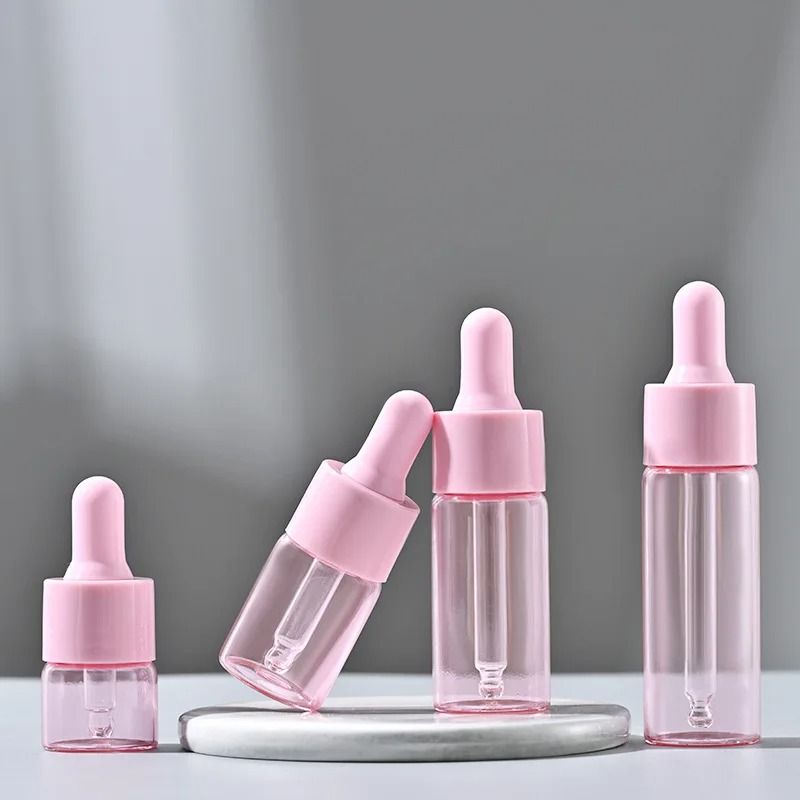 10-Piece Cosmetic Glass Dropper Bottle Set