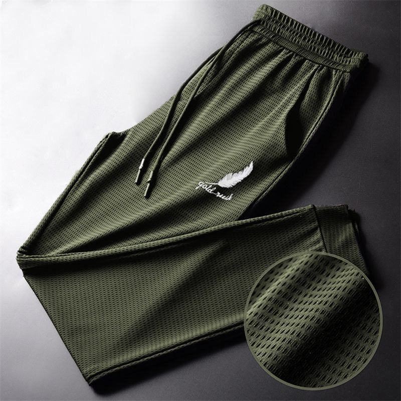 Men's Quick-Dry Hiking Pants Lightweight Breathable Athletic Jogging Trousers