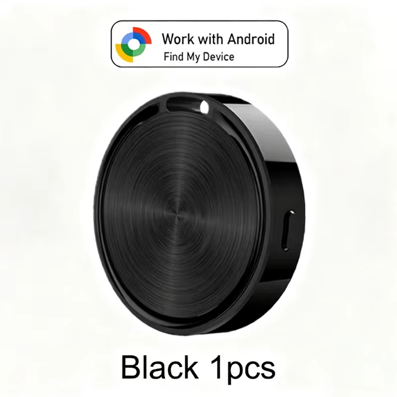 Portable GPS Tracker Mini Finder for Android - Smart Locator Keychain for Home Security & Automation