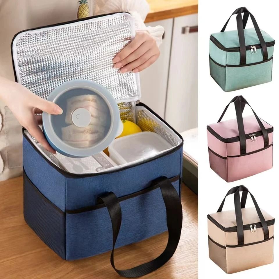 Fashion Large-Capacity Leakproof Lunch Cooler Bag