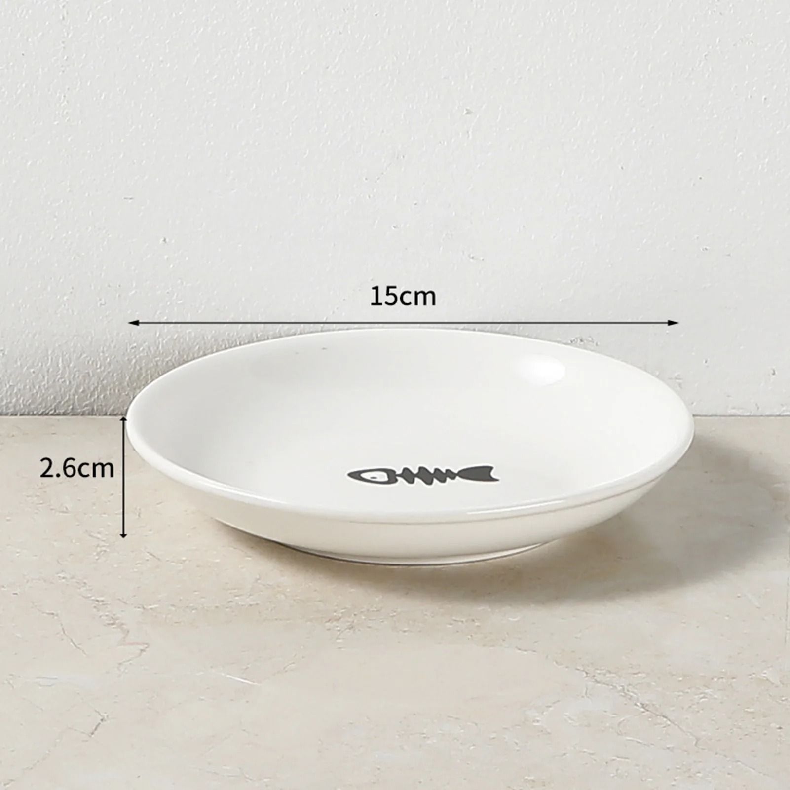 Ceramic Cat Food Bowl With Optional Raised Iron Stand
