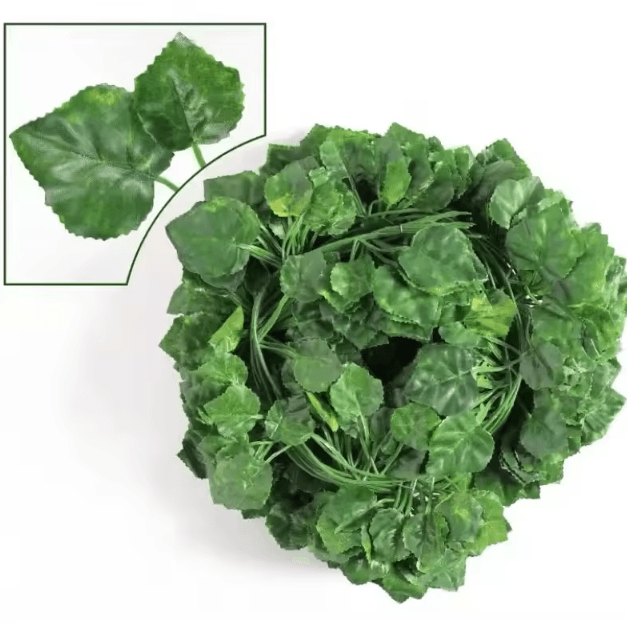 Artificial Ivy Leaf Garland – Realistic Hanging Greenery for Home & Event Decor