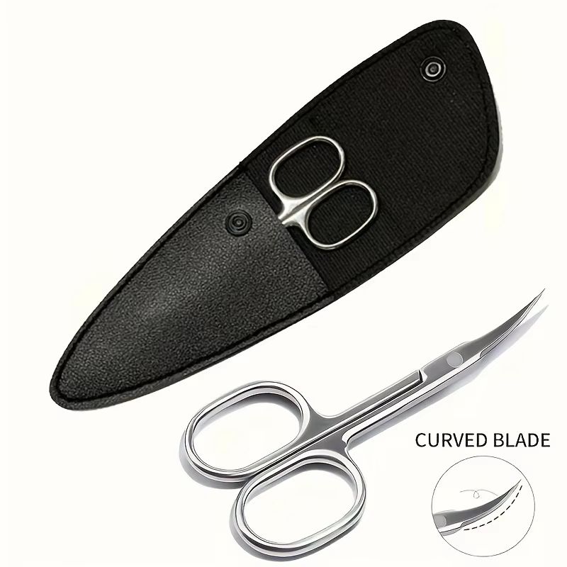 Curved Cuticle Scissors and Dead Skin Remover Nail Trimmer Professional Nail Art Tool