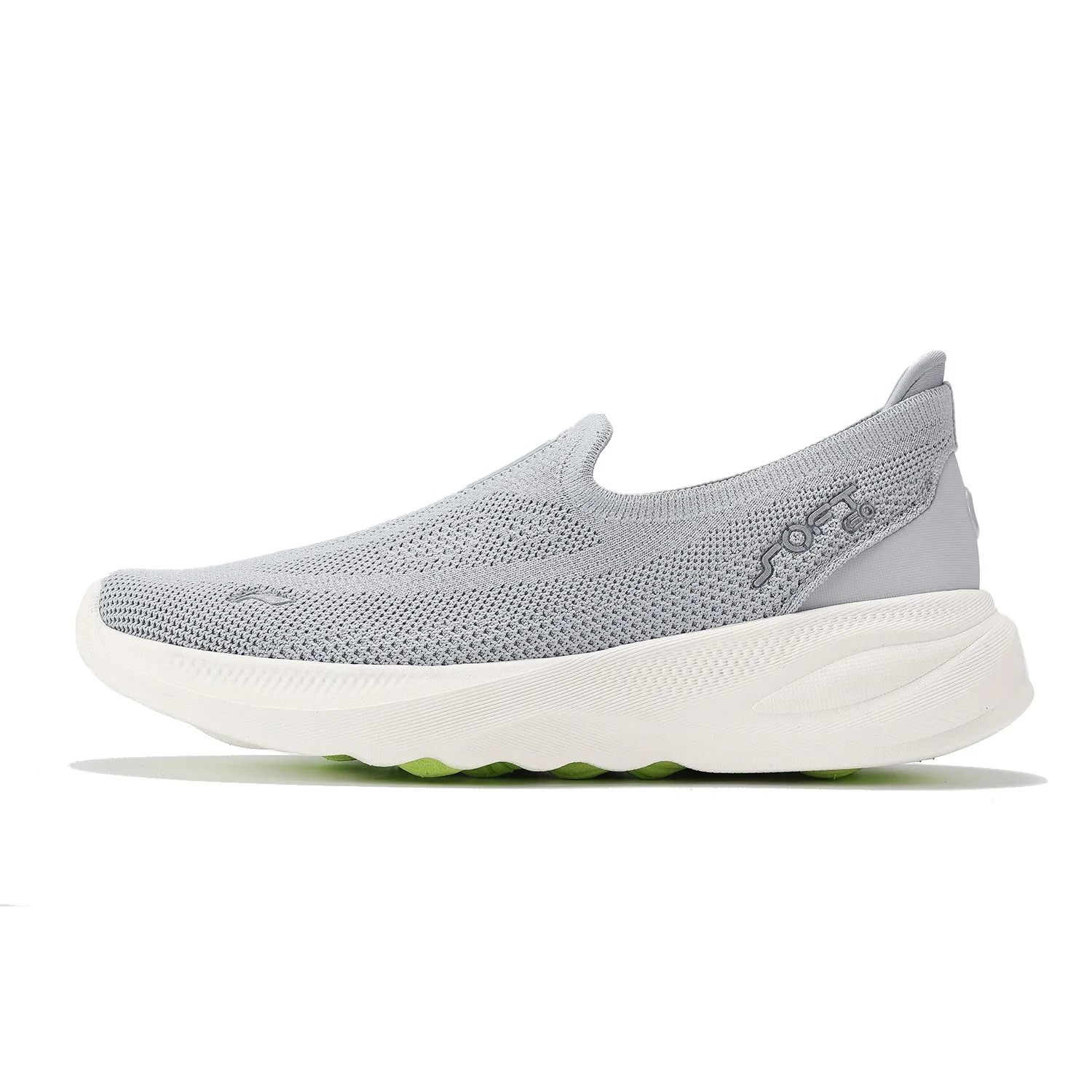 Women Knit Slip On Walking Shoes Breathable Flexible Cushion Sneakers