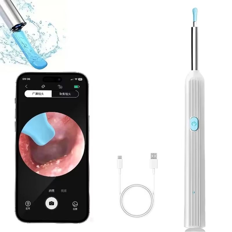 Wireless Ear Cleaner with 8MP Camera – Rechargeable Ear Wax Removal Kit with Ear Spoon