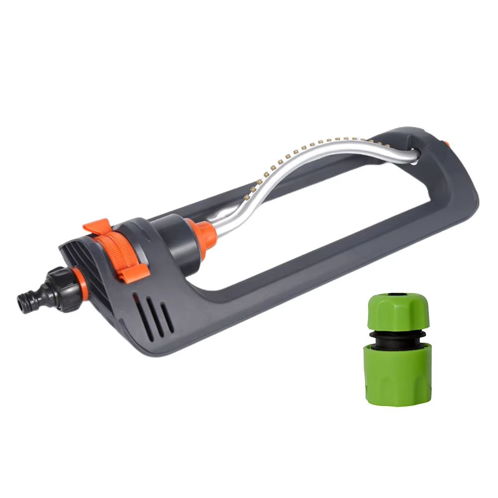 Oscillating Swing Sprinkler – Rustproof Automatic Lawn Irrigation with 4 Spray Modes
