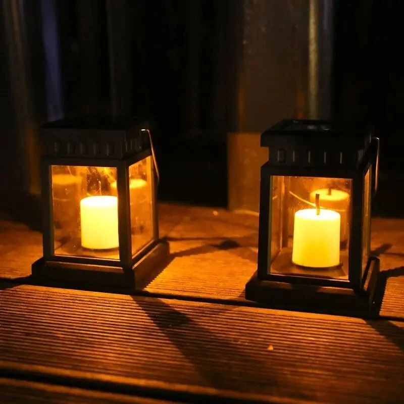 Solar Retro Palace Lantern | Waterproof Hanging Flameless Candle Lamp for Gardens & Patios