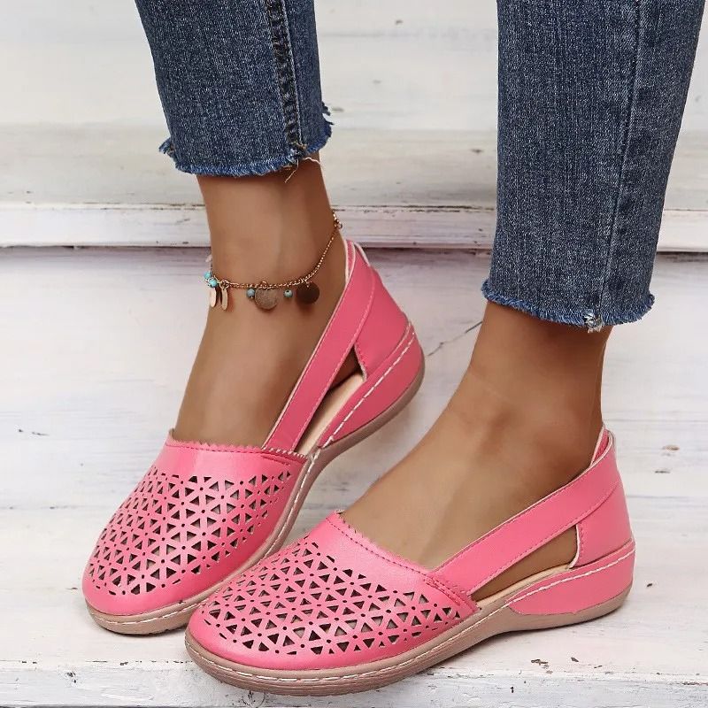 Womens Retro Mary Jane Flat Sandals