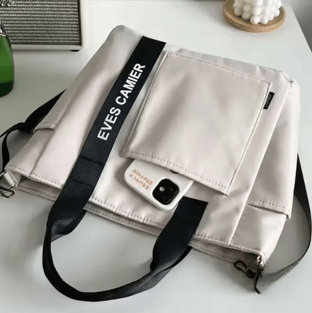Casual Large Capacity Waterproof Nylon Tote Shoulder Bag Fashion Messenger Handbag