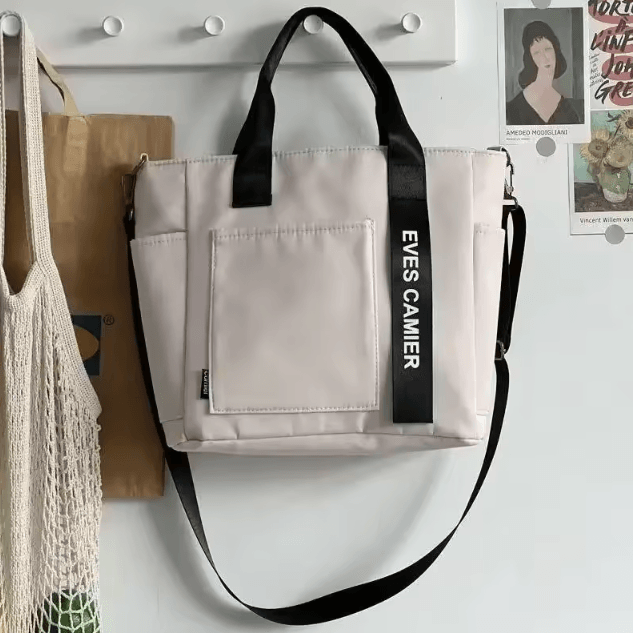 Casual Large Capacity Waterproof Nylon Tote Shoulder Bag Fashion Messenger Handbag