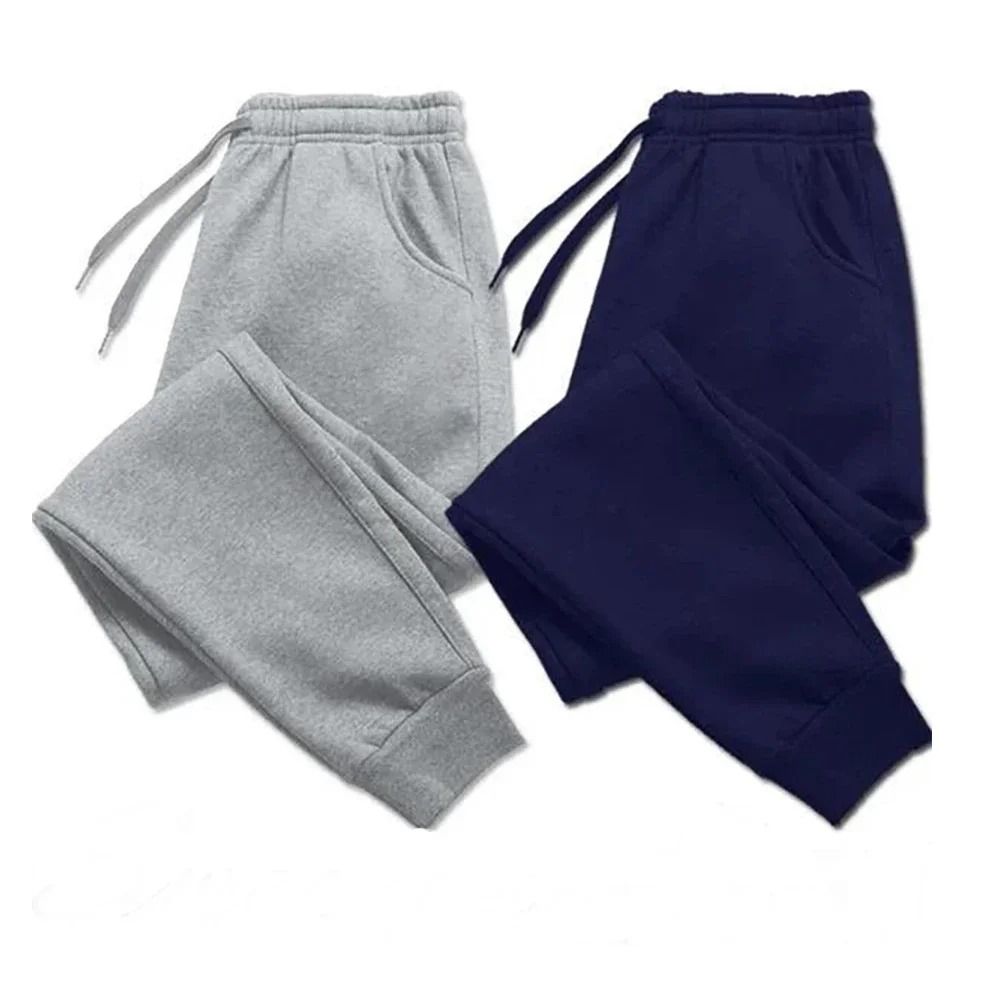 Mens Fleece Sweatpants Winter Joggers Soft Warm Workout Pants