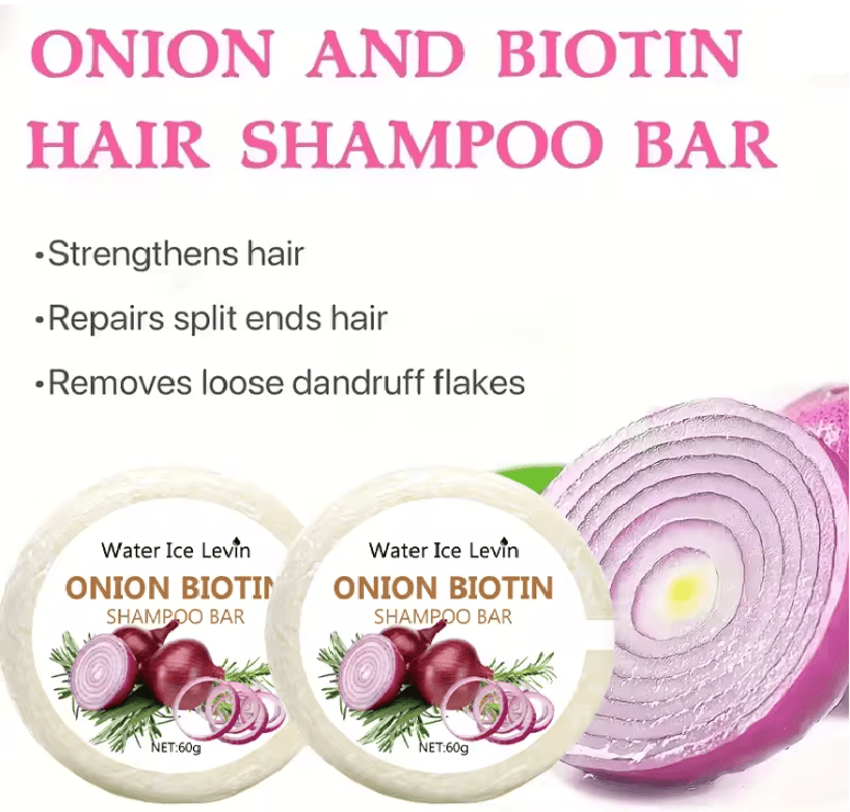 Onion Biotin Hair Revival Shampoo Bar