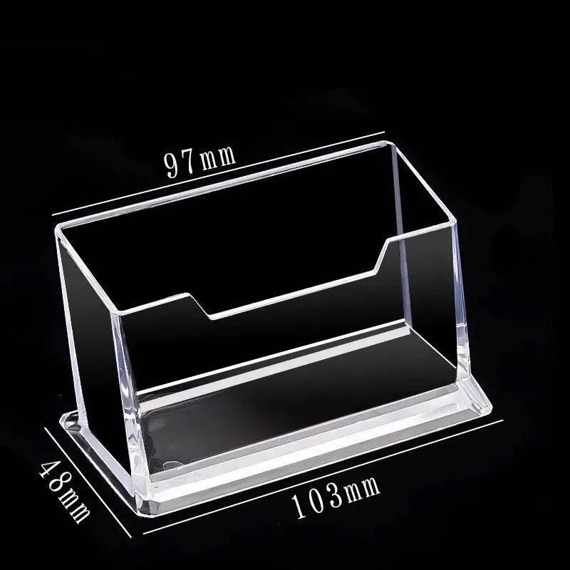 Clear Acrylic Desk Storage and Business Card Holder