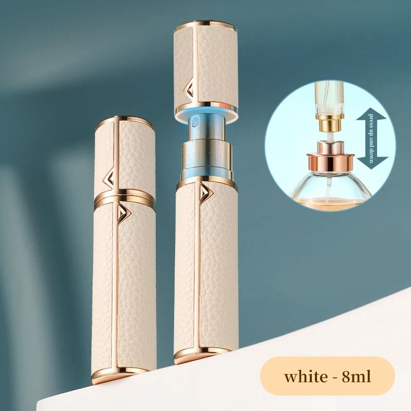 5ml PU Leather Mini Perfume Atomizer Spray Bottle