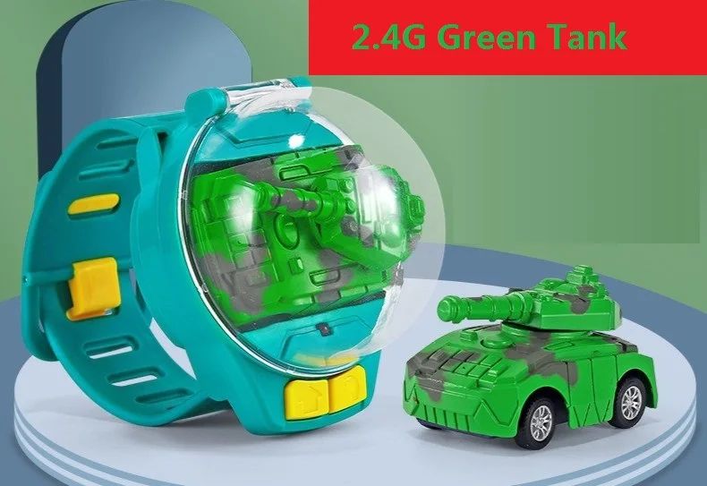 Mini Watch Car Parent Child Interaction, Remote Control Car Electric Alloy, Children's Watch Racing Toy Gift
