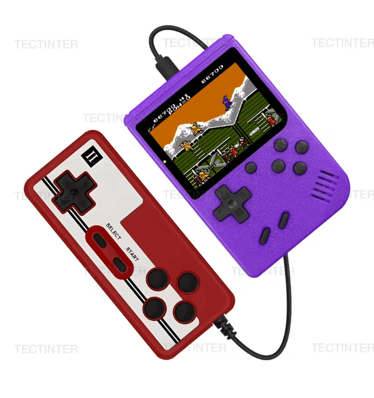 Retro Handheld Game Console with 500 Built In Games and AV Output