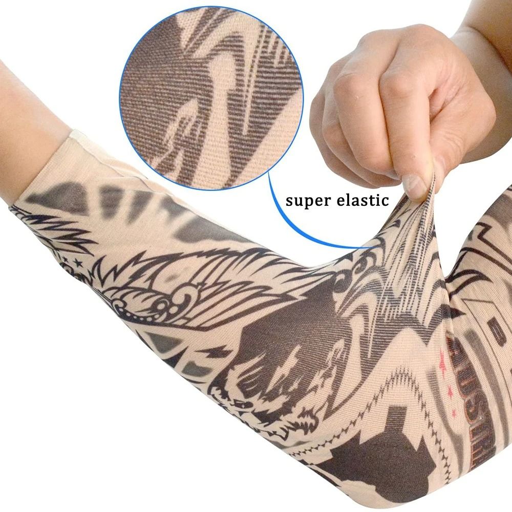 Flower Arm Tattoo Sleeves – Seamless UV Sunscreen Protection – High-Yield Athletic Interaction Hub