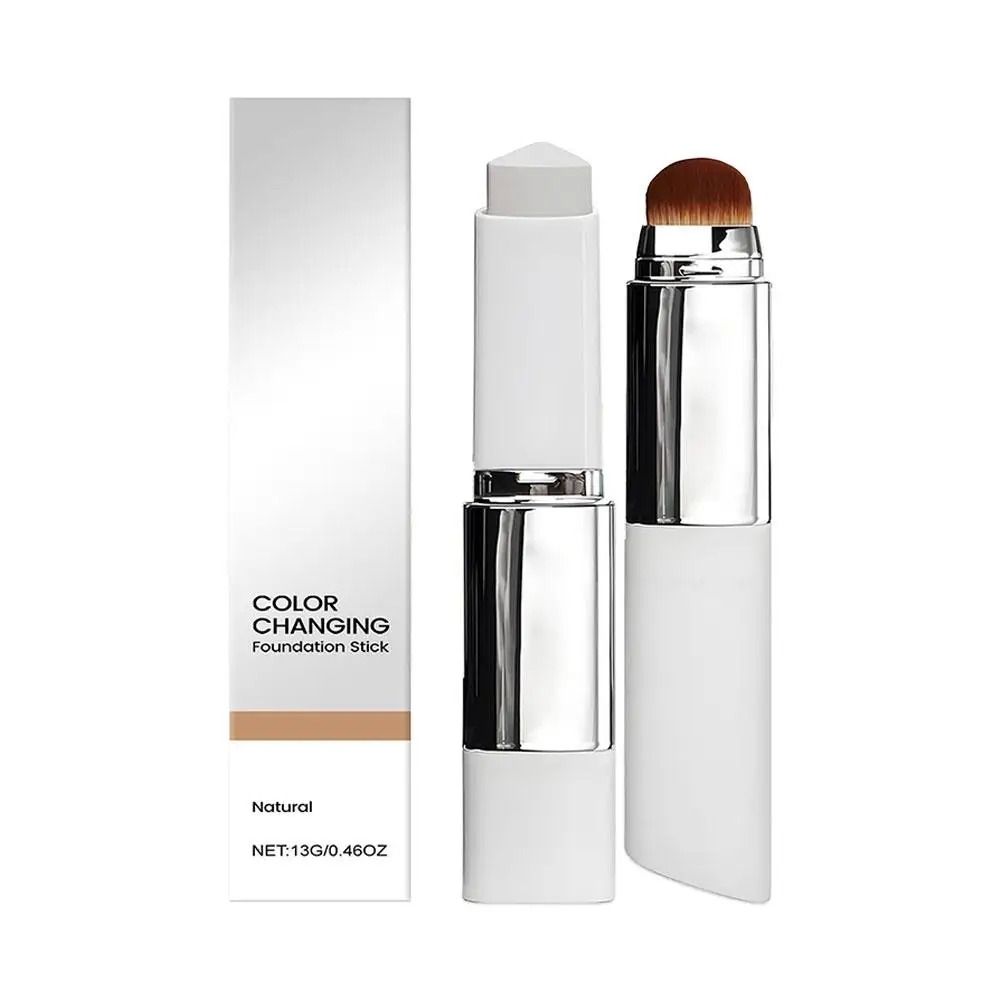 2 In 1 Color Changing Foundation Stick Lightweight Moisturizing Formula