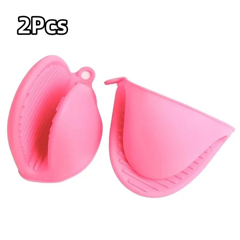 Silicone Pot Holder Gloves Heat Resistant Set