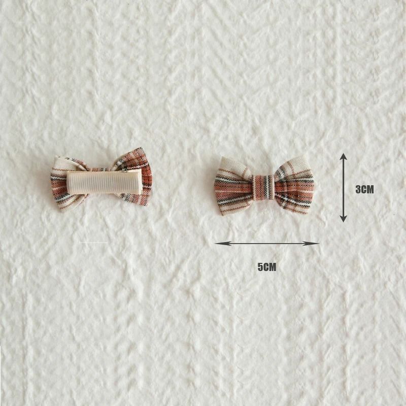 Handmade Fabric Hair Clips Full Coverage Bow Clips for Girls