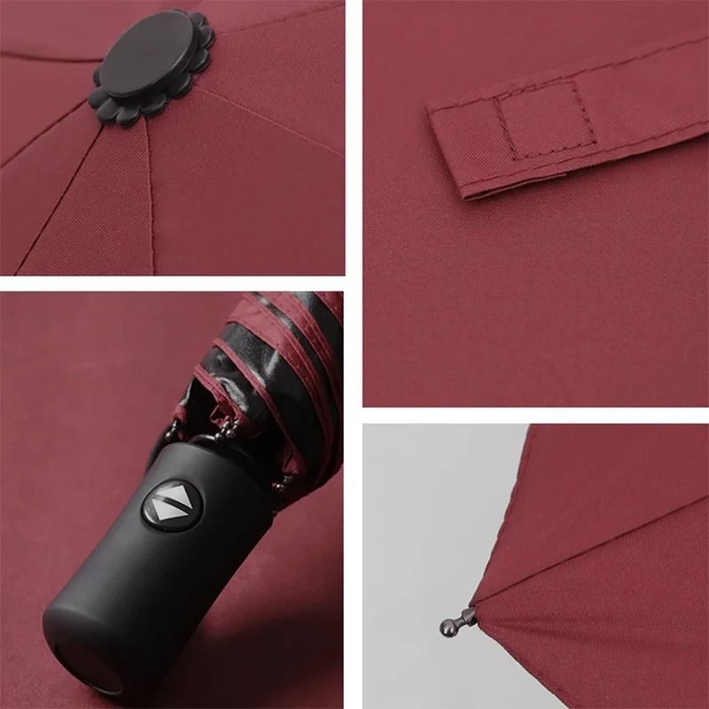 Large Automatic Windproof Travel Umbrella Waterproof Sun and Rain Protection