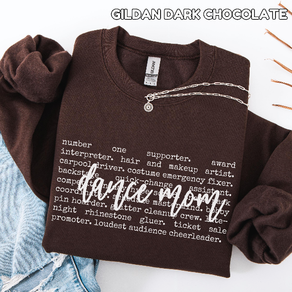 Mom Definition Sweatshirt Funny Mom Graphic Crewneck Cozy Minimalist Mom Pullover
