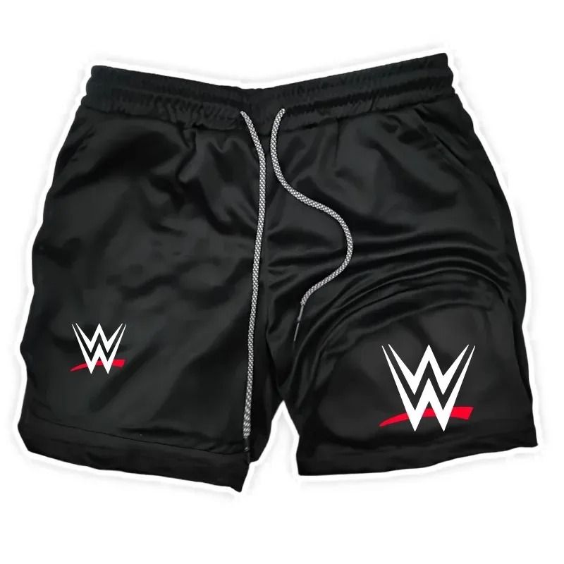 Mens Two in One Performance Running Shorts with Phone Pocket and Towel Ring