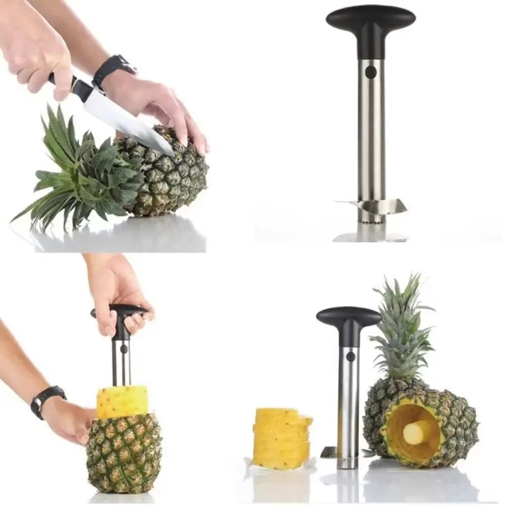 Stainless Steel Pineapple Peeler Corer Slicer Kitchen Gadget