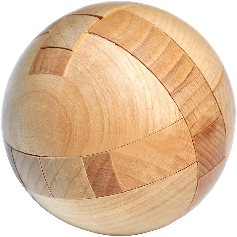 Home Decorations for Halloween, Christmas & Thanksgiving, Wooden Puzzle Balls for Gifts