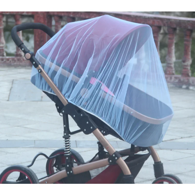 Breathable Baby Stroller Mosquito Net, Universal Fit Insect Shield Mesh Prams, Pushcarts & Bassinets, Summer Essential