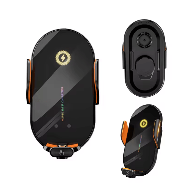 Car Wireless Phone Charger with Automatic Infrared Induction and Fast Charging