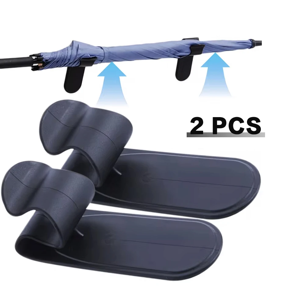 Universal Car Umbrella Holders 1 2pcs, Trunk Storage Hook Organizer, Interior Auto Mounting Bracket for Umbrellas