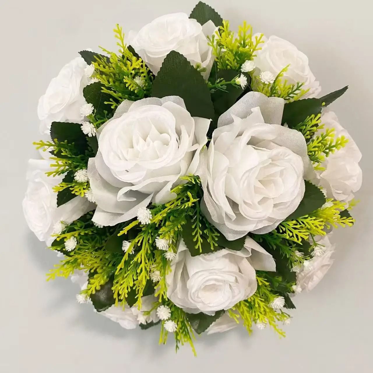 Grand Silk Rose Sphere Arrangement