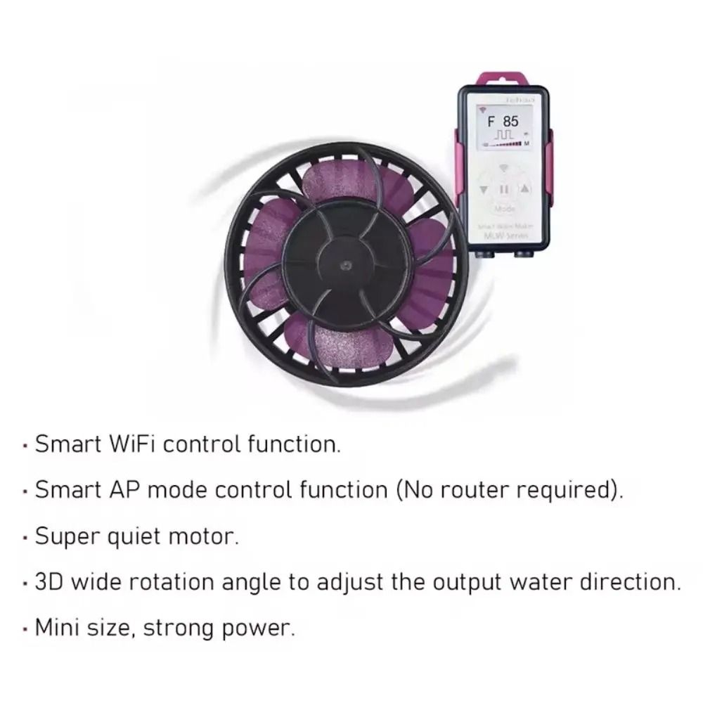 Professional Smart Wavemaker Flow Pump with LCD Controller