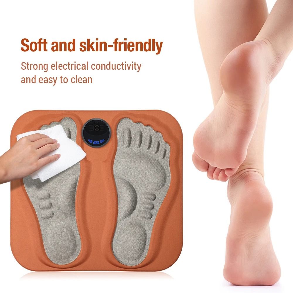 3D Smart Foot Massage Pad Rechargeable EMS Circulation and Relaxation Mat