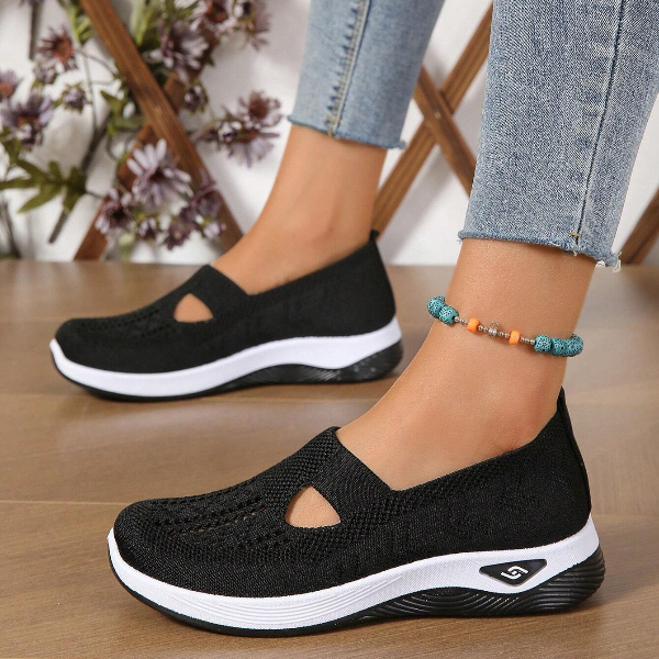 Breathable Knit Women Sneakers Lightweight Casual Summer Walking Shoes