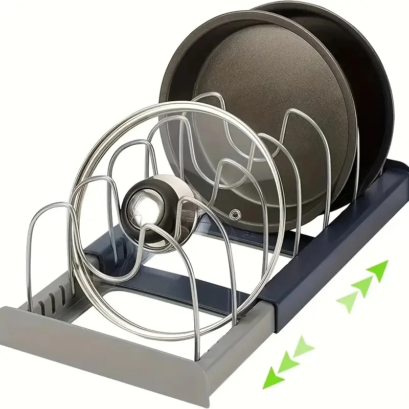 Rack Kitchen Cabinet Holder, Expandable Stainless Steel Storage, Cutting Board Dish Rack